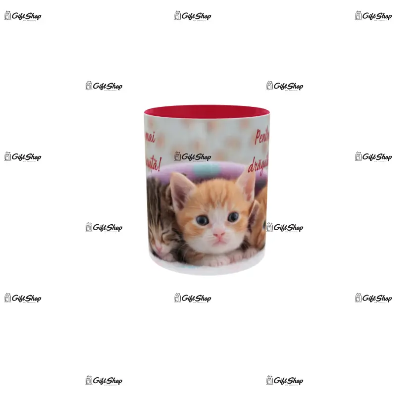 Pentru cea mai draguta vecinuta, cana din ceramica, 330ml, model cgs1778